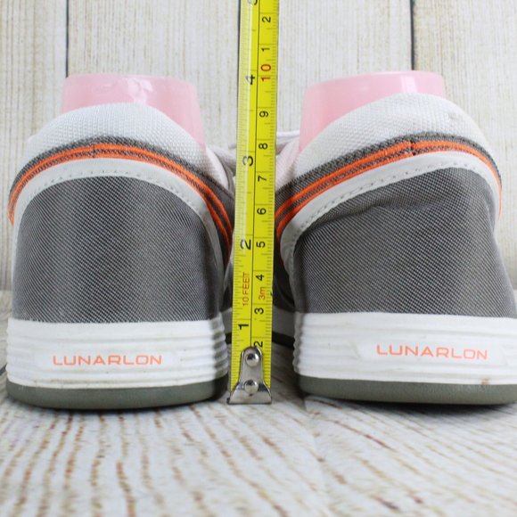 NIKE Lunarlon Duet Sport Gray Canvas Round Toe Golf Sneaker Shoes US 7.5 - Picture 7 of 8